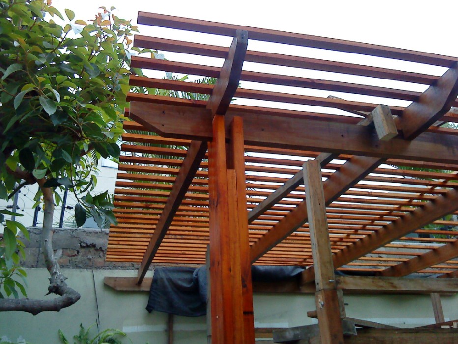 Pérgola para orquídeas